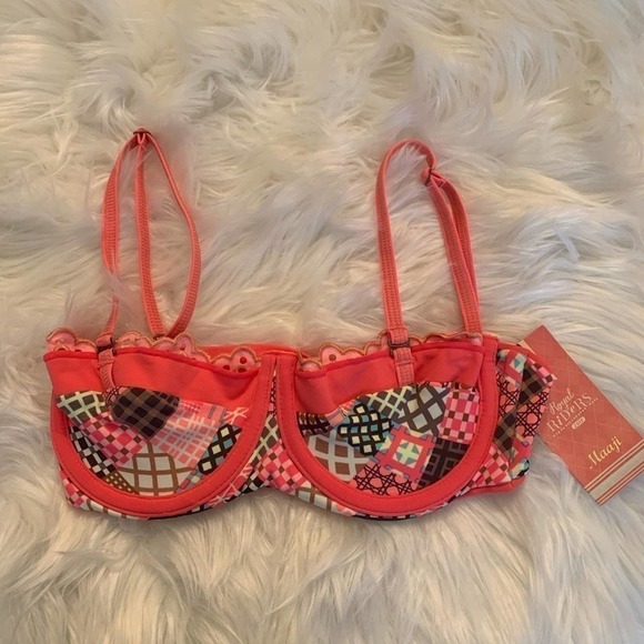 Maaji Other - 𝅺maaji Swimwear Orange Reversible Bikini Top Small